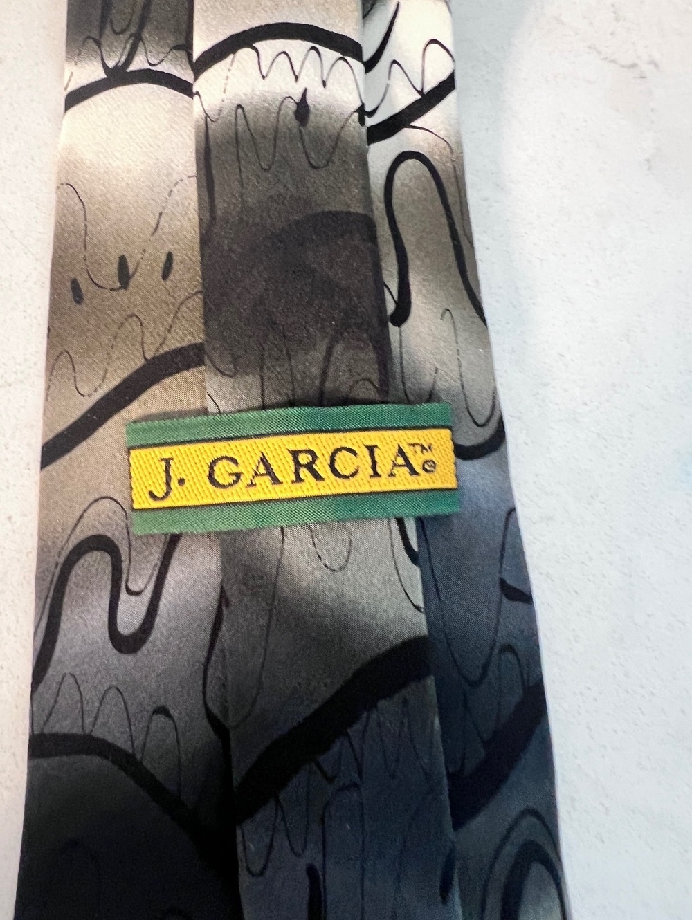 Vintage 1996 J. Garcia Thistle Ghost Collection Twenty Abstract Art Necktie